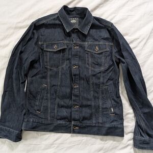 Vans Men's Dark Blue Denim Jacket